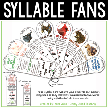 Preview of Syllable Division Fans