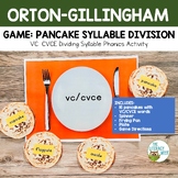 Syllable Division Game Phonics Activity