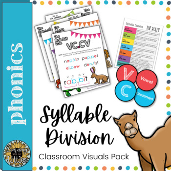 Preview of Syllable Division Posters (Set of 7) and Coding Labels