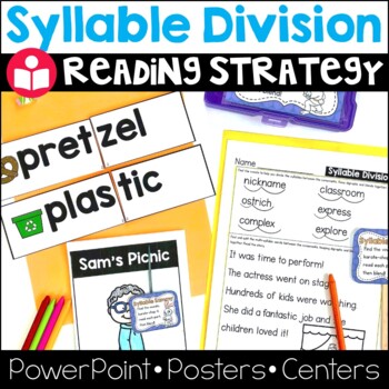 Preview of Decoding Multisyllabic Words Syllable Division Reading Strategy PowerPoint SOR