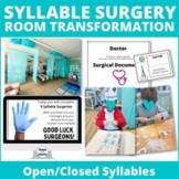 Syllable Division Surgery Classroom Transformation Decor a
