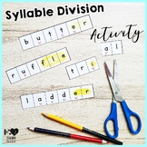 Syllable Division Syllable Patterns Activity