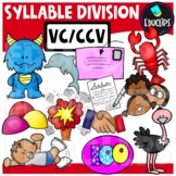 Syllable Division - VC/CCV - Clip Art Set {Educlips Clipart}