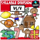 Syllable Division - VC/V - Clip Art Set {Educlips Clipart}