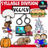 Syllable Division - VCC/CV - Clip Art Set {Educlips Clipart}