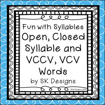 Preview of Syllables Open Closed VCCV VCV Google Slides™ and distance learning compatible