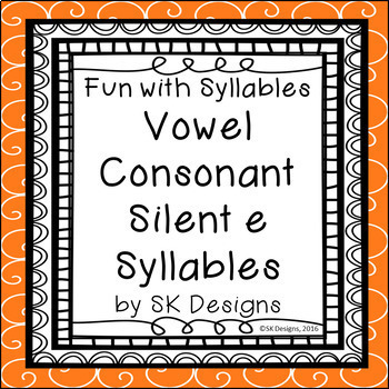 Preview of Syllable Vowel Consonant e w Google Slides™ and distance learning compatibility