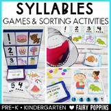 Syllable Games (Phonological Awareness) | Literacy Center 