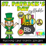 Abecedario | St. Patrick's day Alphabet Matching Cards in Spanish