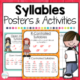 Syllable Types Posters and Card Sorting Activities