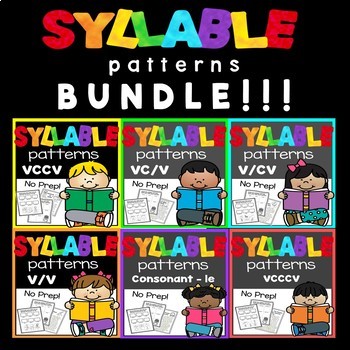 Preview of Syllable Patterns BUNDLE!!!