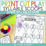 Syllable Scoops - A Free Kindergarten Literacy Game!