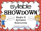 Syllable Showdown [Magic E Resources] CCSS Aligned