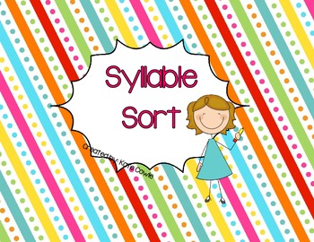 Preview of Syllable Sort