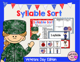 Syllable Sort (Veterans Day Edition)