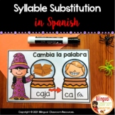 Syllable Substitution in Spanish | Conciencia fonológica |