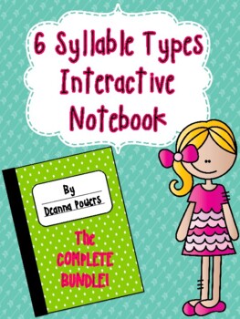 Preview of Syllable Type Interactive Notebook- THE BUNDLE