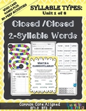 Syllable Types: Closed Syllables 2-Syllable Words
