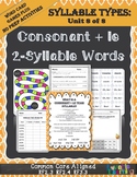 Syllable Types: Consonant + le  2 Syllable Words