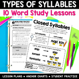 Syllable Types: Lesson Plans, Posters, & Student Activitie