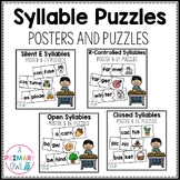 Syllable Types Posters and Puzzles Open, Closed, R-Control