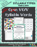 Syllable Types: VC/V Open Syllable Rule Breakers