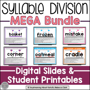 Preview of Syllable Types and Syllable Division | Structured Literacy Lessons