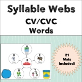Syllable Webs - CV/CVC Words - Boom Cards™