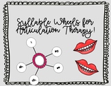 Syllable Wheel for Articulation Therapy
