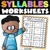 Syllables Worksheets - Open and Closed Syllable Grammar Re