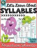 Syllables Practice Sheets