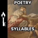 Syllables | A Poetry & English Unit Resource - Worksheet &