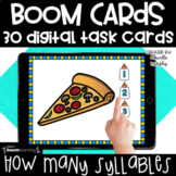 Syllables Boom Cards Kindergarten l  Counting Syllables
