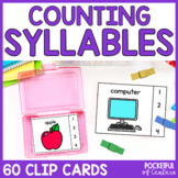 Counting Syllables Clip Cards