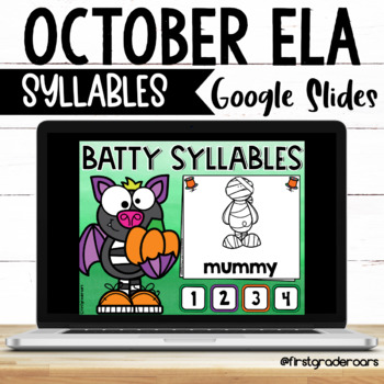 Preview of Syllables Digital October Google Slides