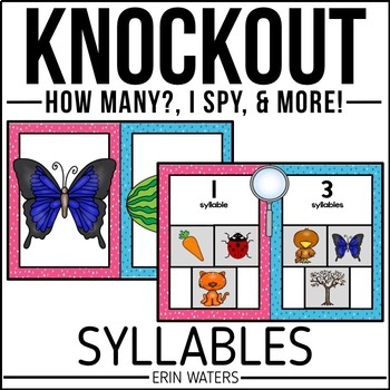 Preview of Syllables Game - Counting Syllables - Knockout