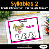 Syllables Grammar Practice | 2nd Grade Grammar Activities