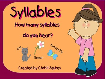 Preview of Syllables   How many do you hear?  (SMARTBoard Lesson)
