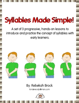 Preview of Syllables Made Simple: Teach Syllables in 3 Progressive, Hands-on Lessons