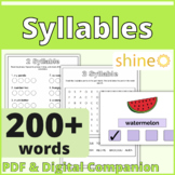 Syllables & Multisyllable Words, Multisyllabic Speech, 2 3