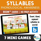 Syllables Phonological Awareness Autumn & Halloween Games 