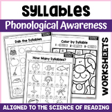 Syllables: Phonological Awareness Worksheets