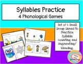 Syllables Practice: 4 Fun Phonological Games for Small Groups