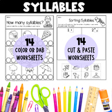 Syllable Practice Worksheets