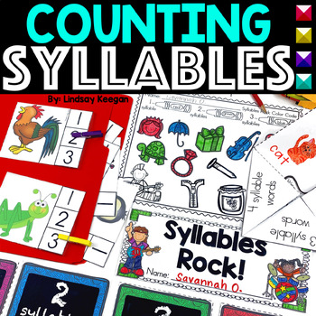 Preview of Counting Syllables Worksheets and Activities
