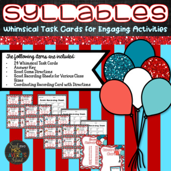 Preview of Syllables Task Cards