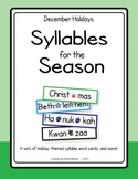 Syllables for the Season - December