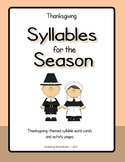 Syllables for the Season - Thanksgiving