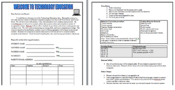 Preview of Syllabus:  Technology Education Template