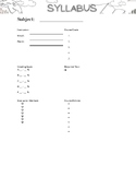 Syllabus Template - PDF